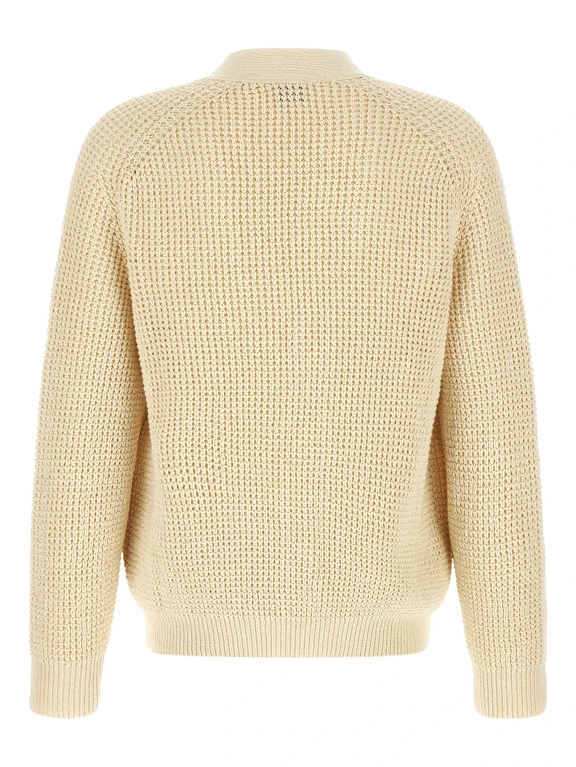 Beige Cotton Cardigan
