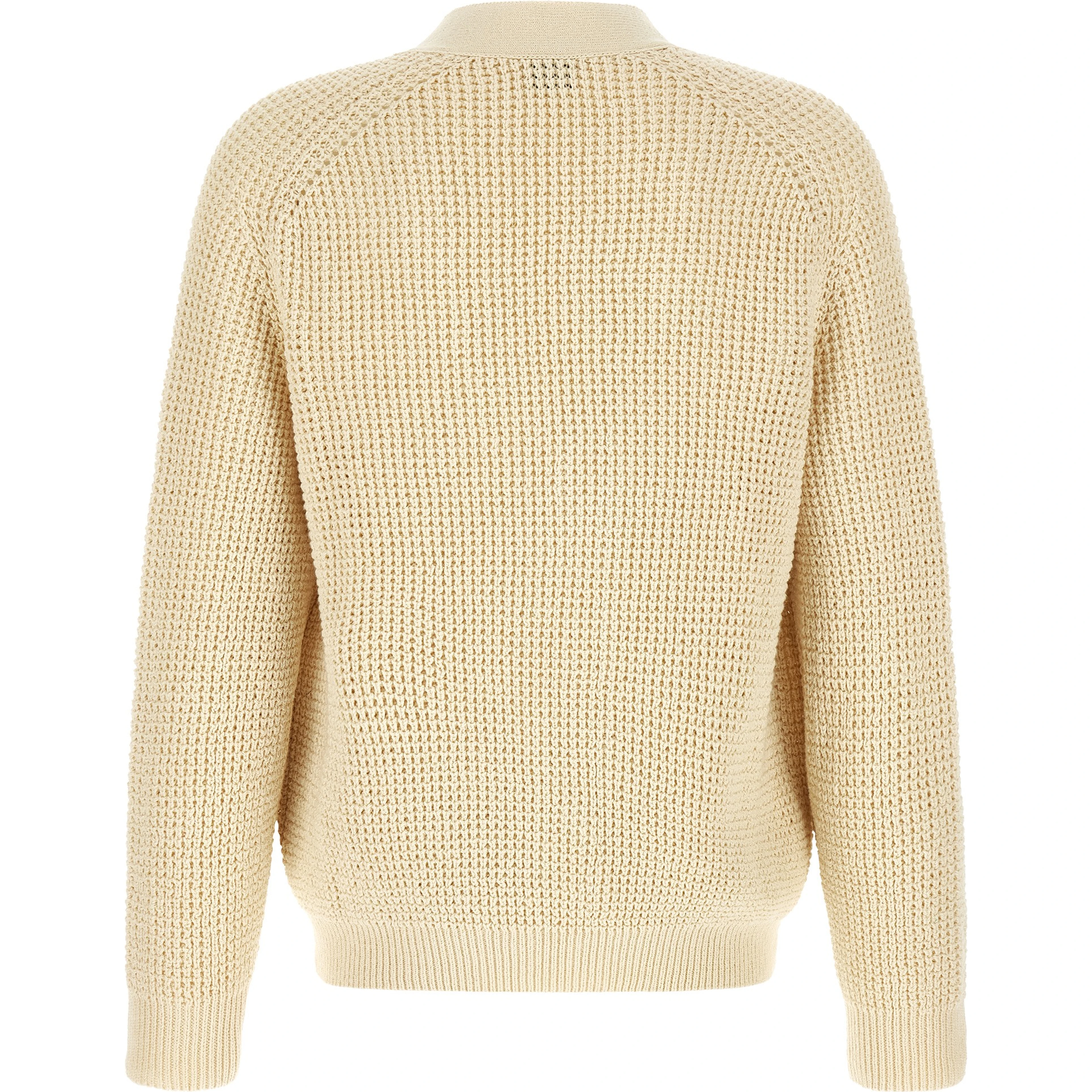 Beige Cotton Cardigan