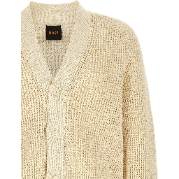 Beige Cotton Cardigan