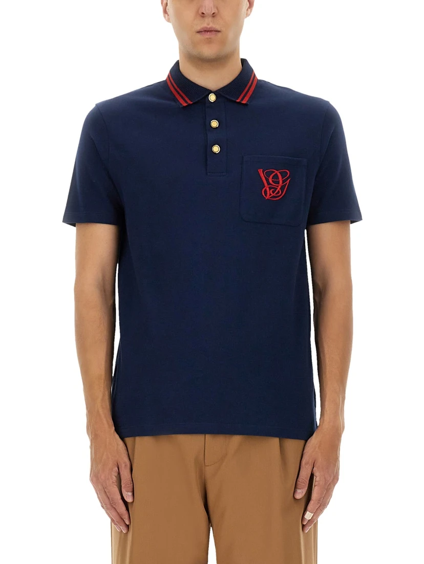 POLO SHIRT WITH VG EMBROIDERY