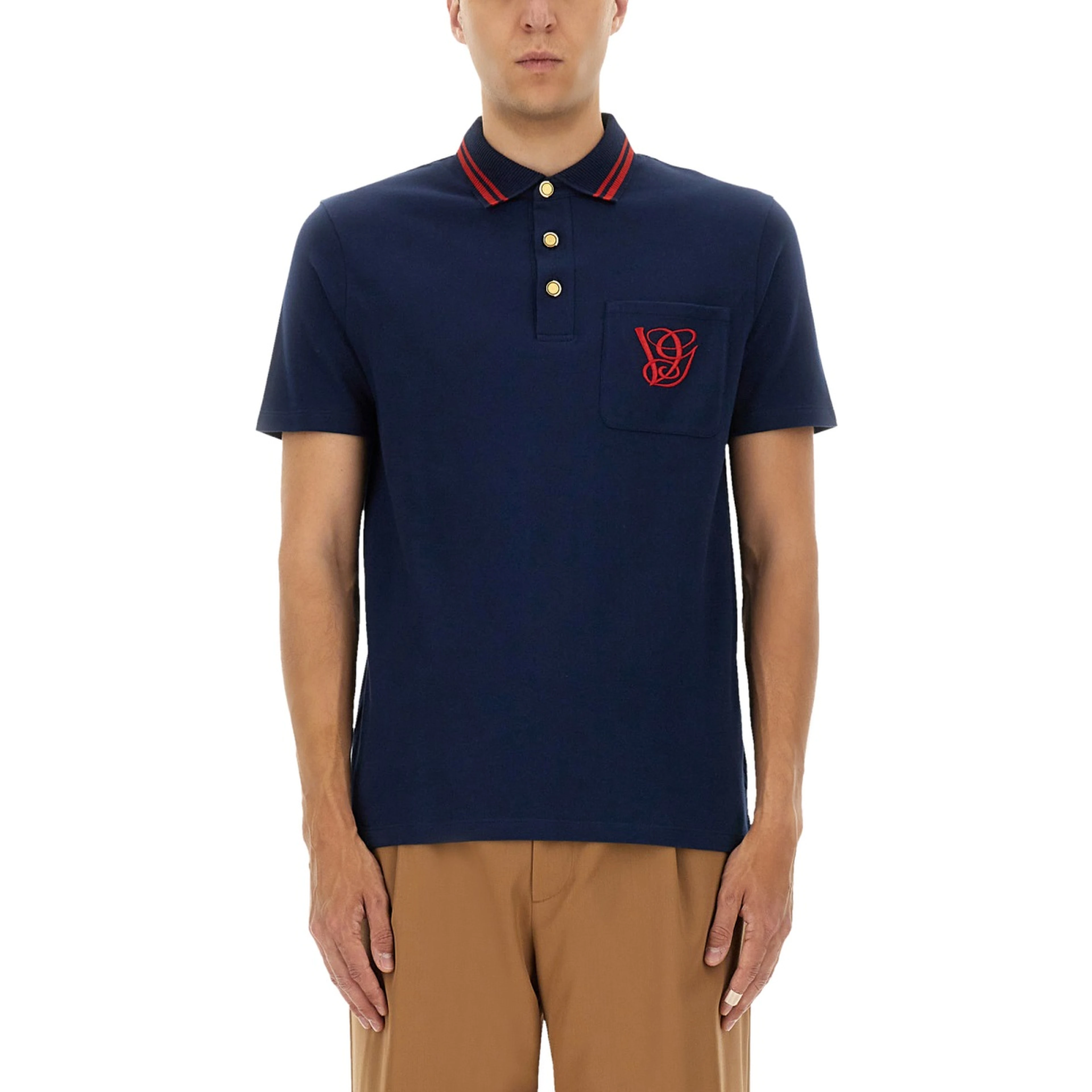 POLO SHIRT WITH VG EMBROIDERY