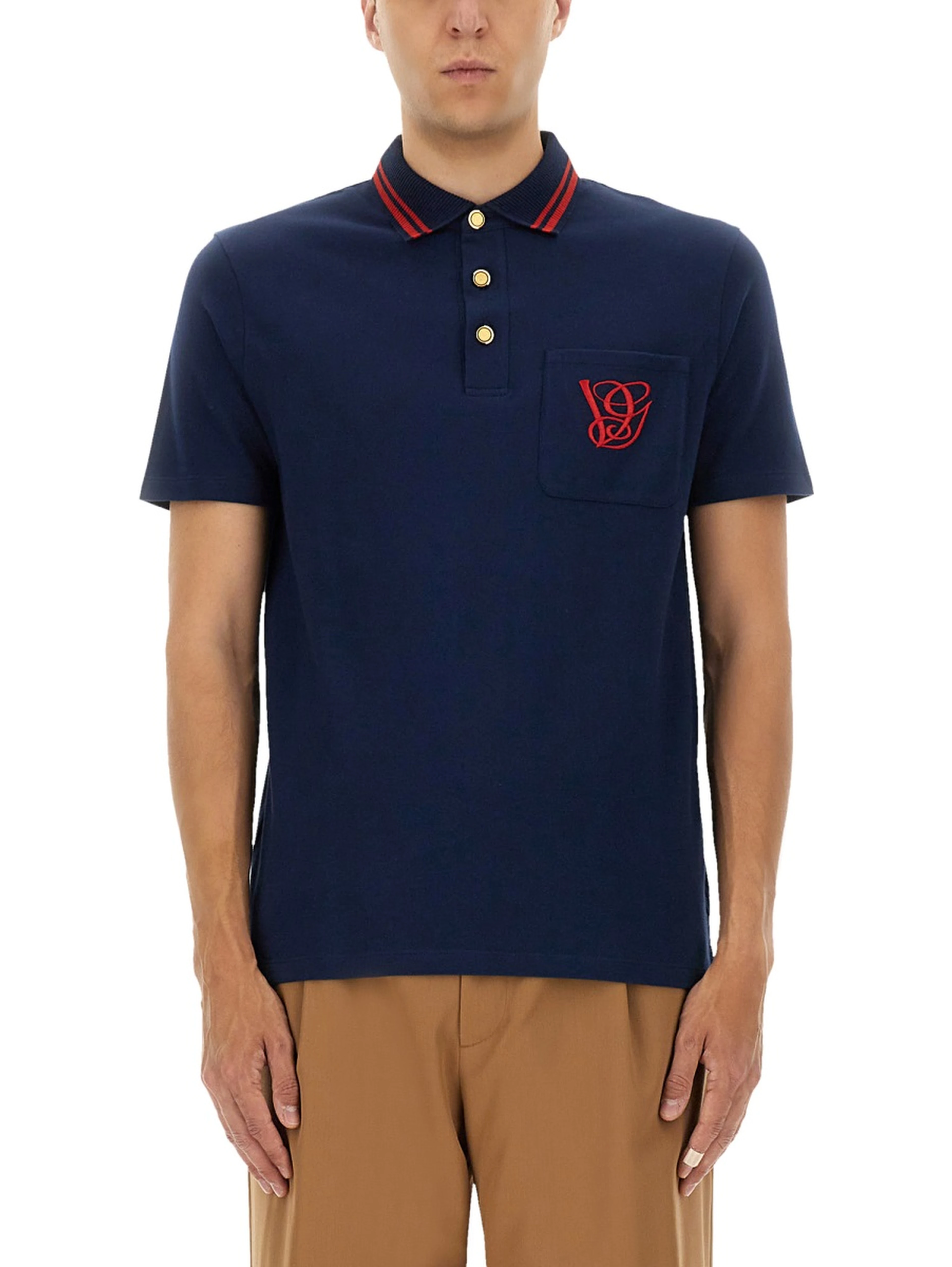POLO SHIRT WITH VG EMBROIDERY