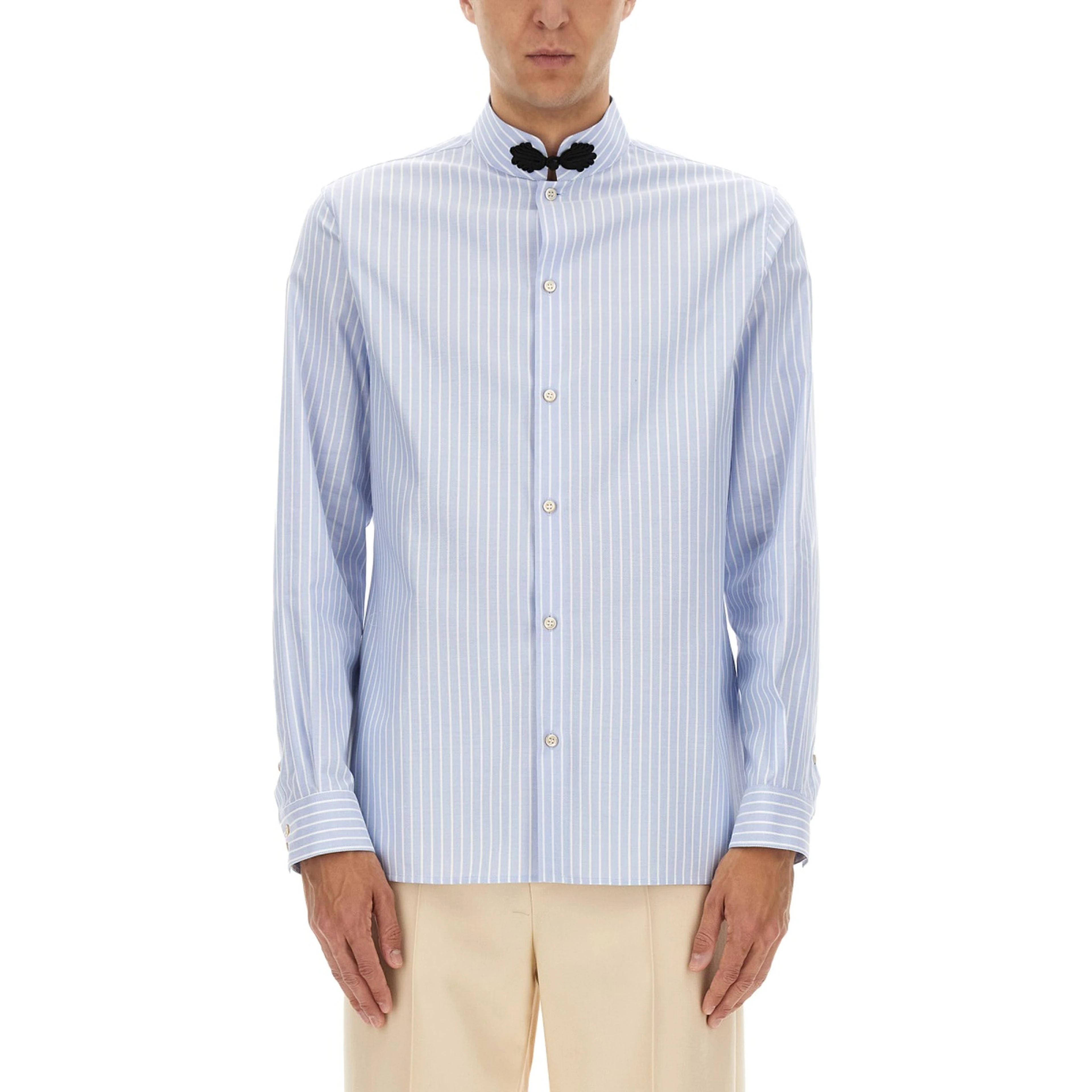 COTTON OXFORD SHIRT WITH TOGGLE