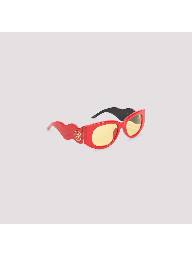 Casablanca Oval Wave Sunglasses