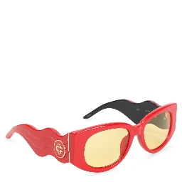Casablanca Oval Wave Sunglasses