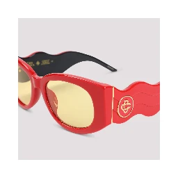 Casablanca Oval Wave Sunglasses