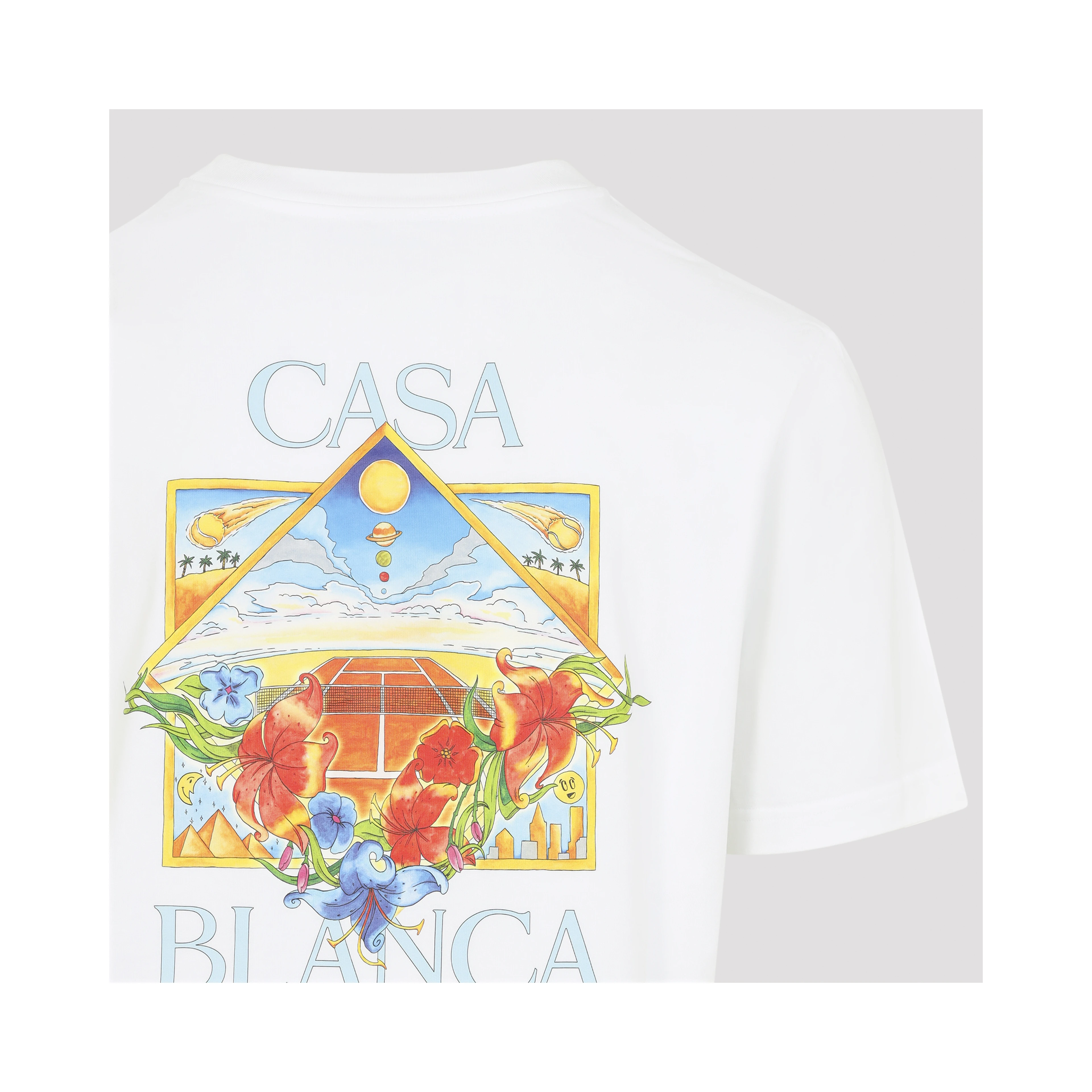Casablanca Flower Court Icon T-shirt