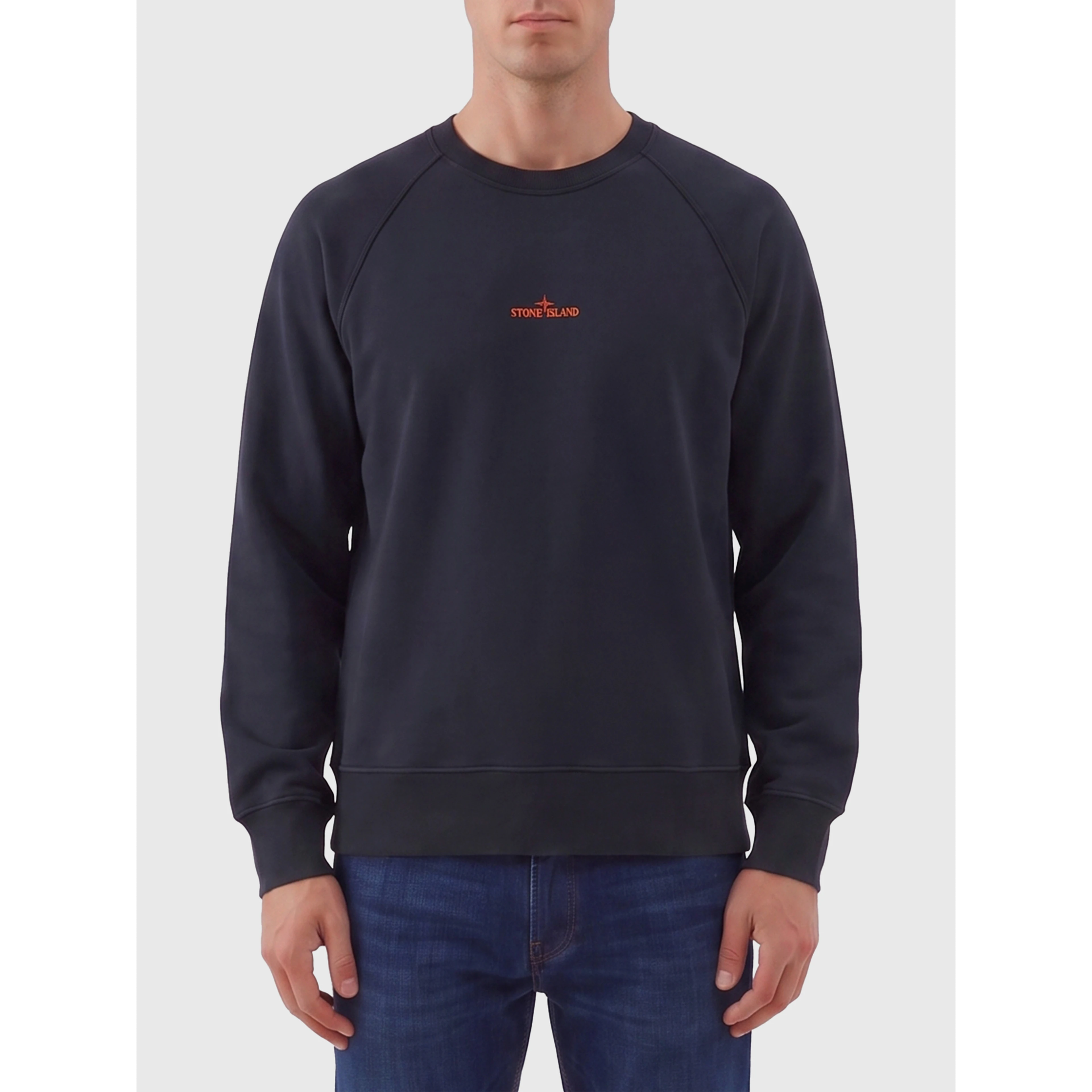 Navy blue Desert print crewneck sweatshirt