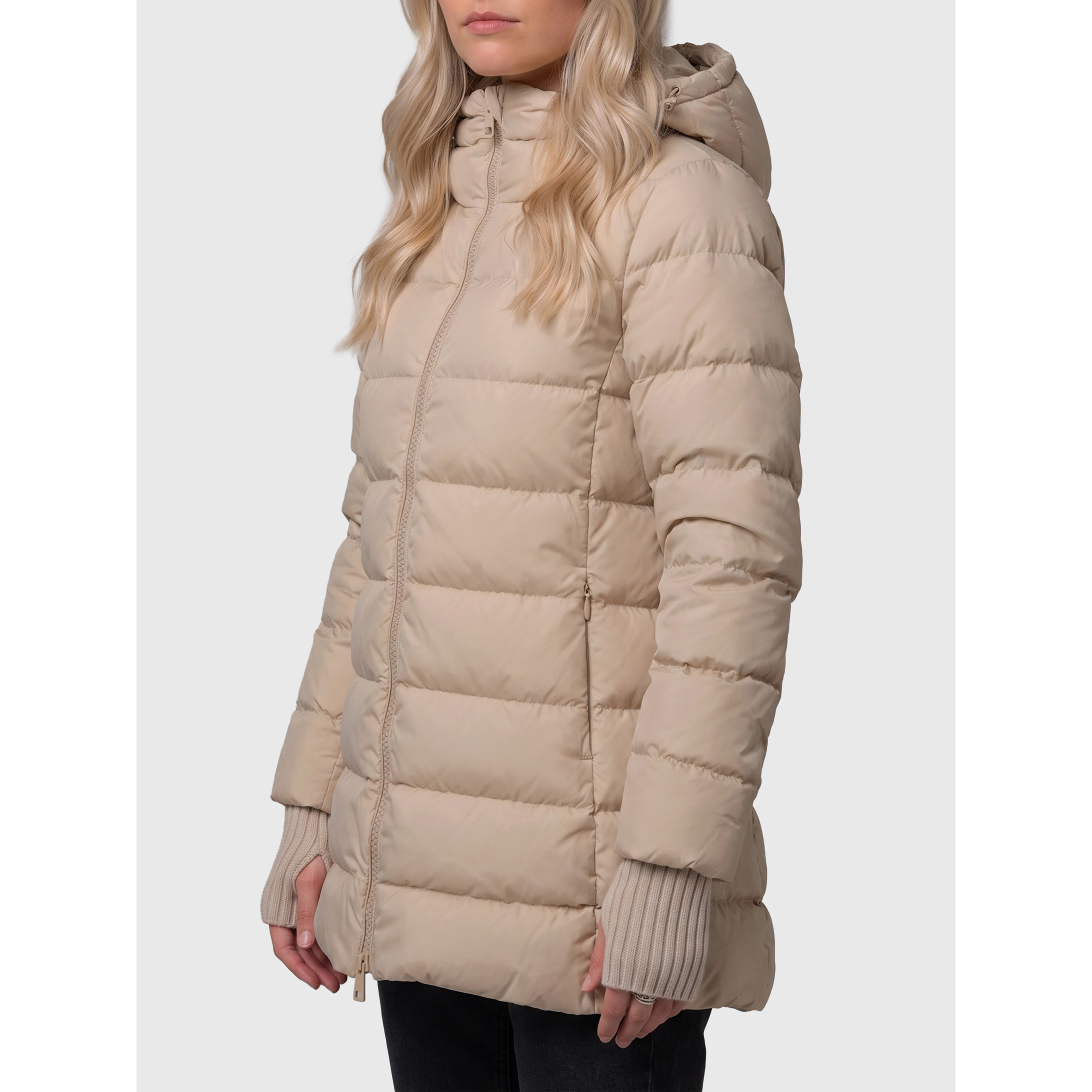 2-layer nylon puffer jacket