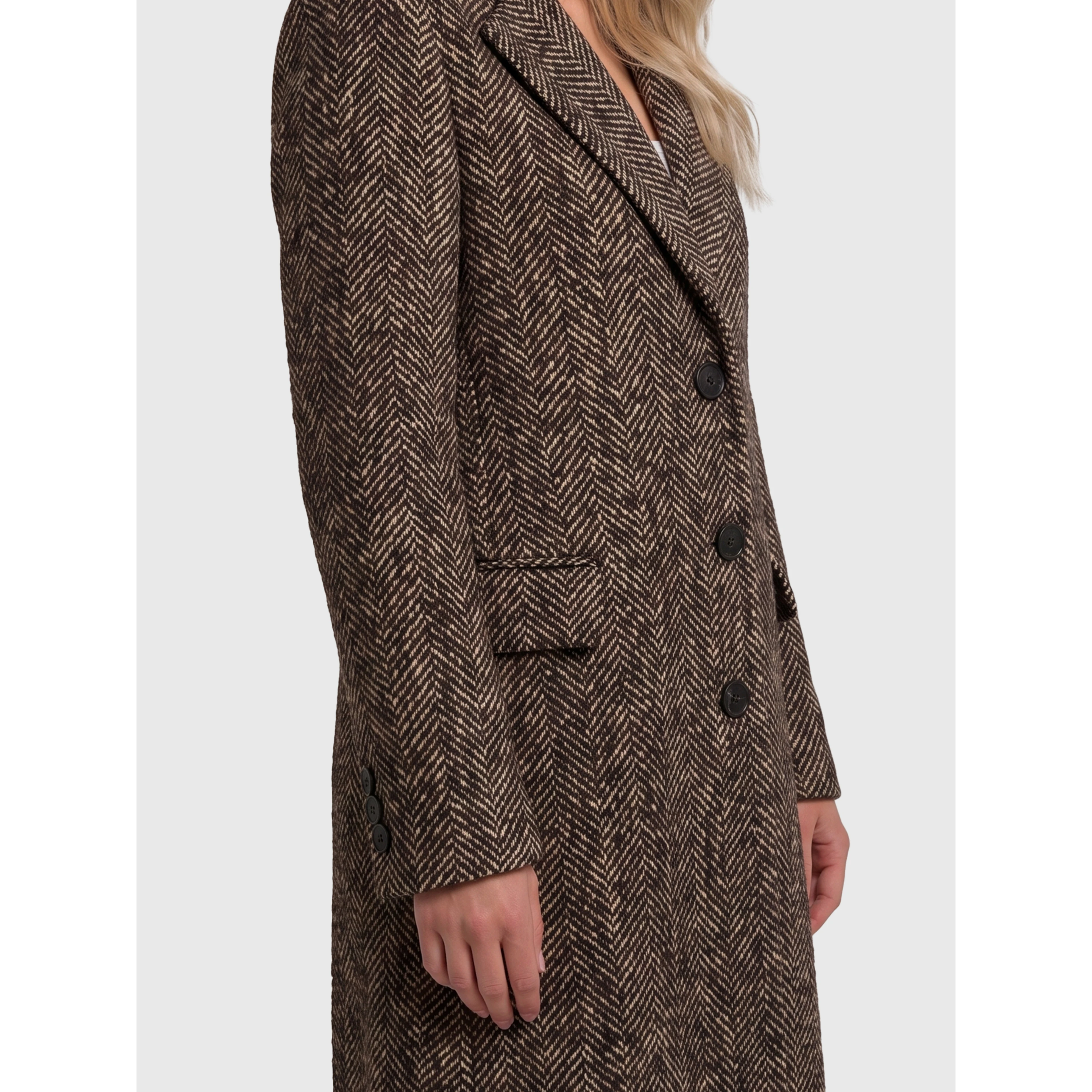 Amanda single-breasted coat