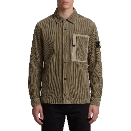 Overshirt in cotton corduroy