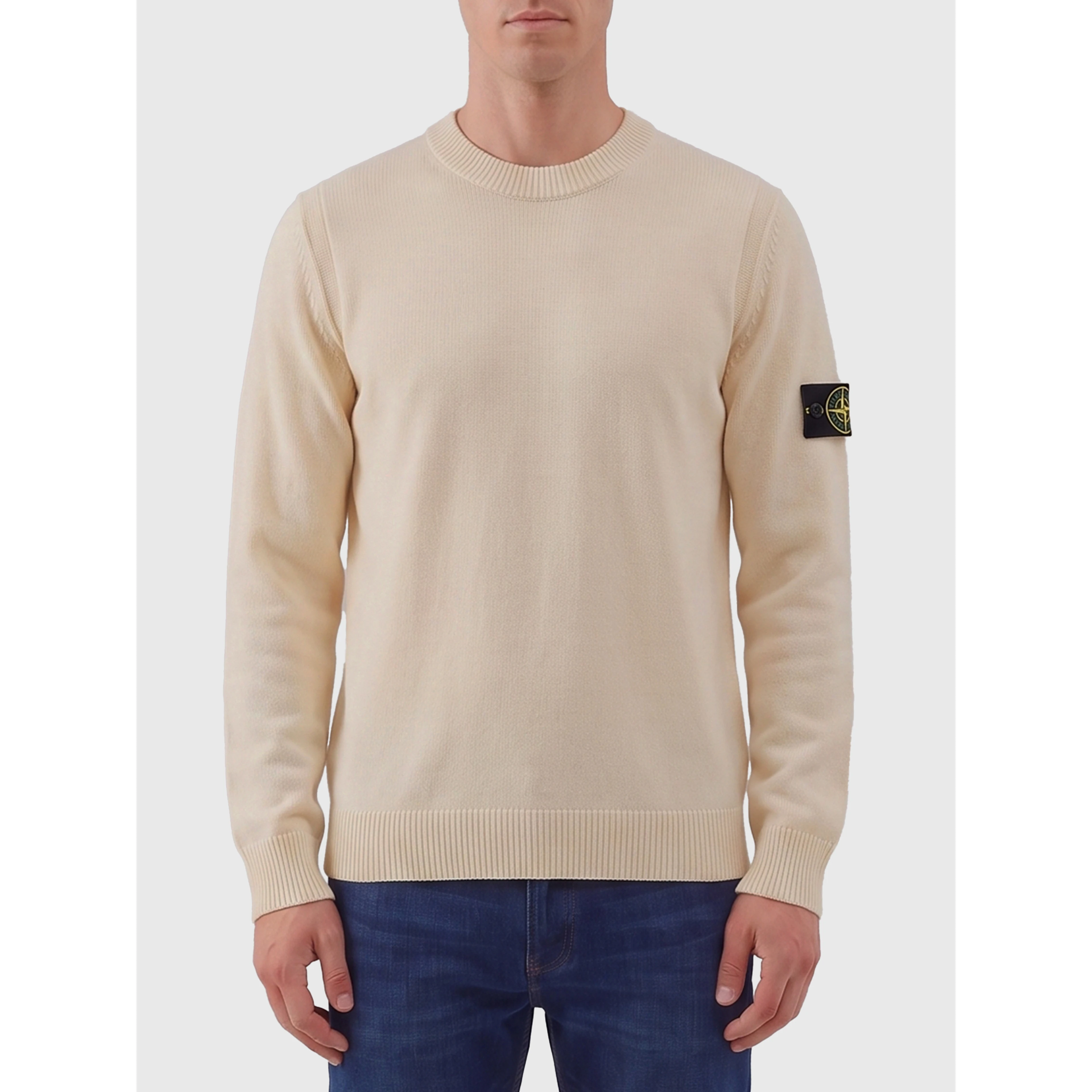 Ivory crewneck sweater