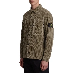 Overshirt in cotton corduroy