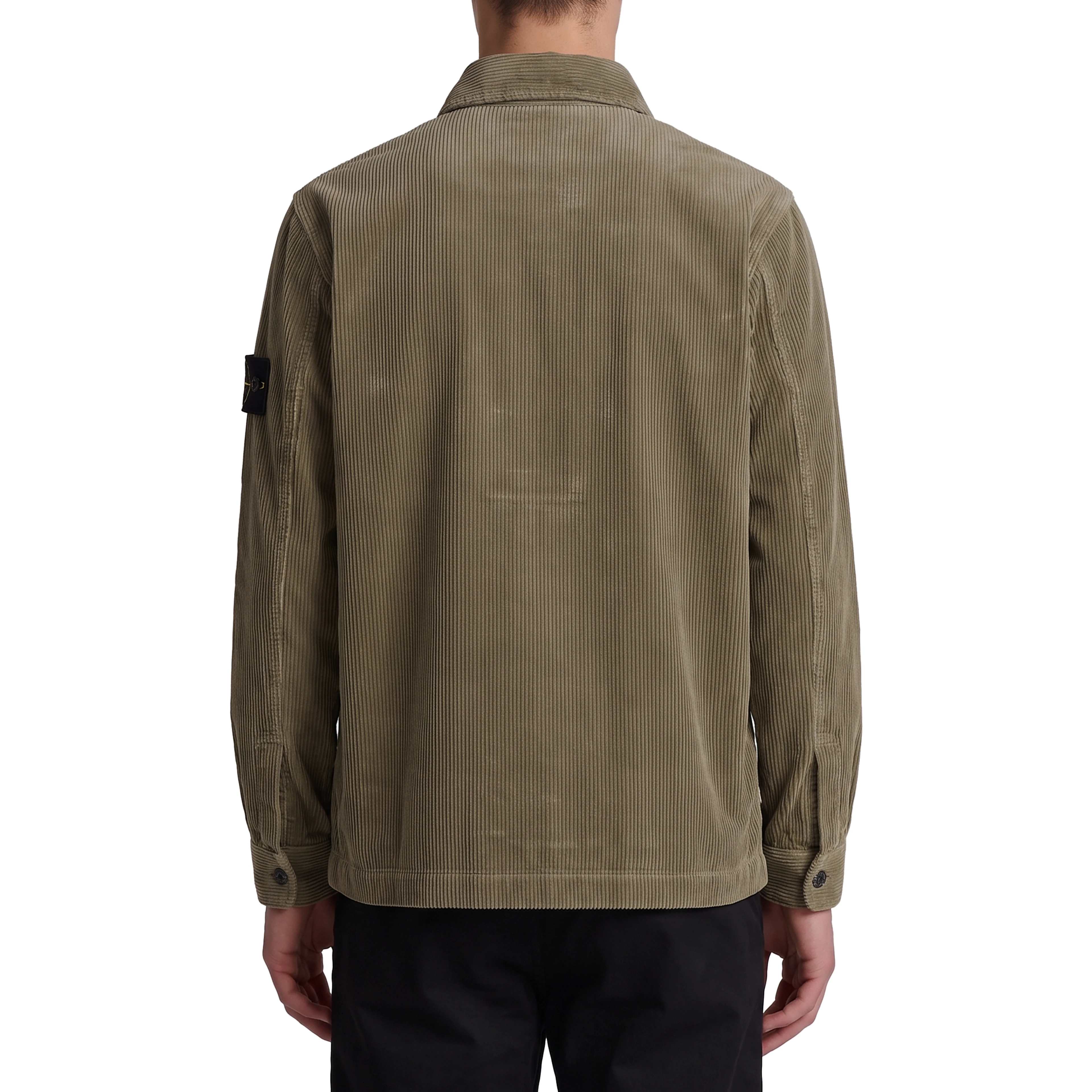 Overshirt in cotton corduroy