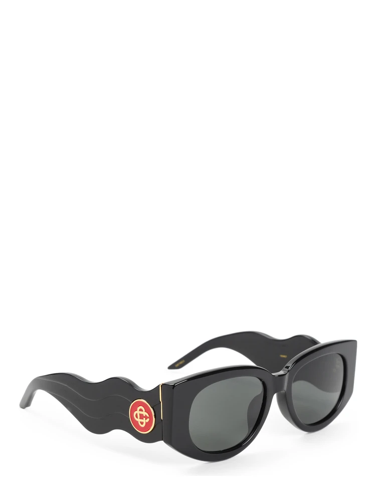 Casablanca Metal Oval Wave Acetate Sunglasses alternative