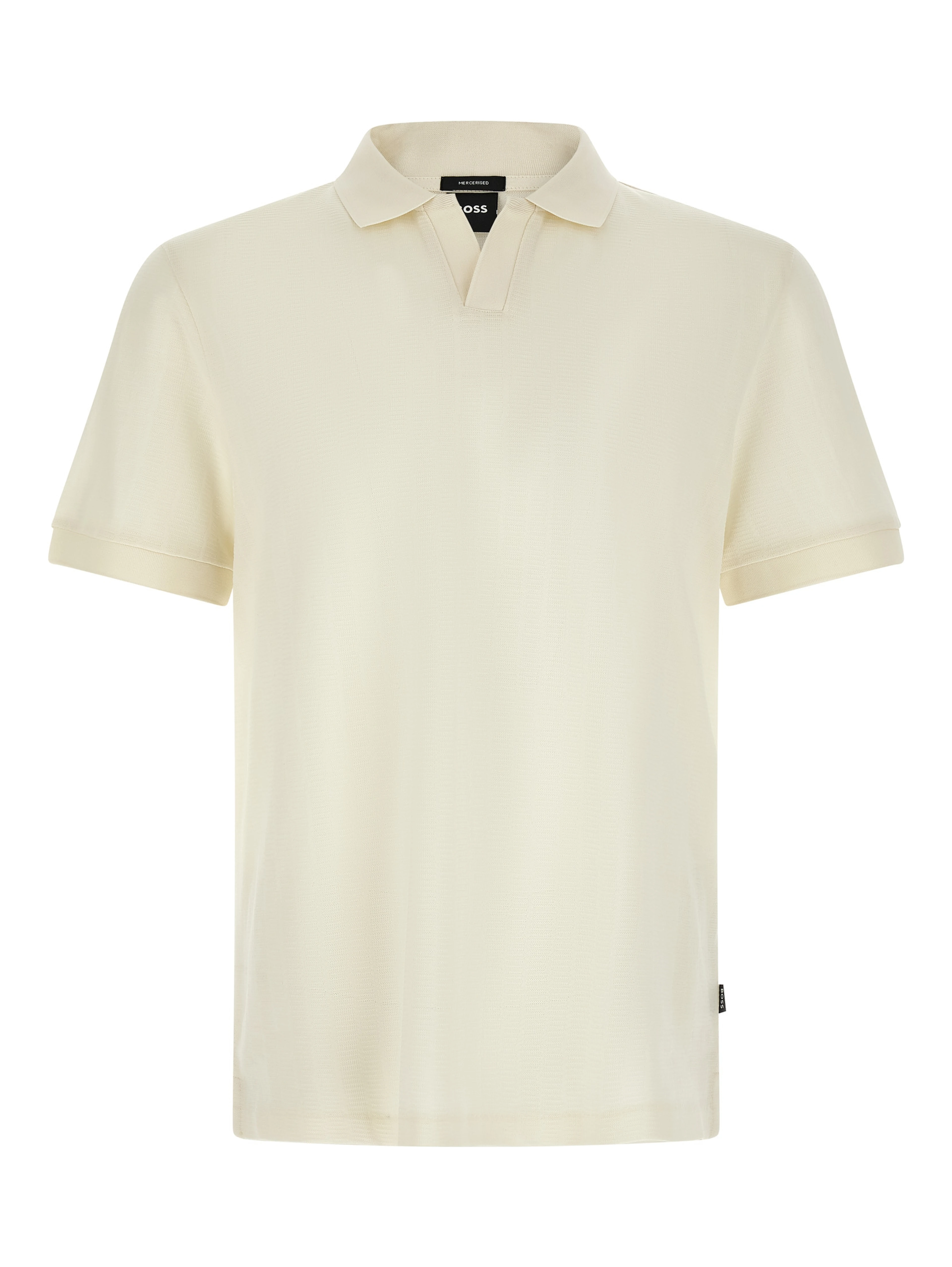 White Cotton Polo Shirt