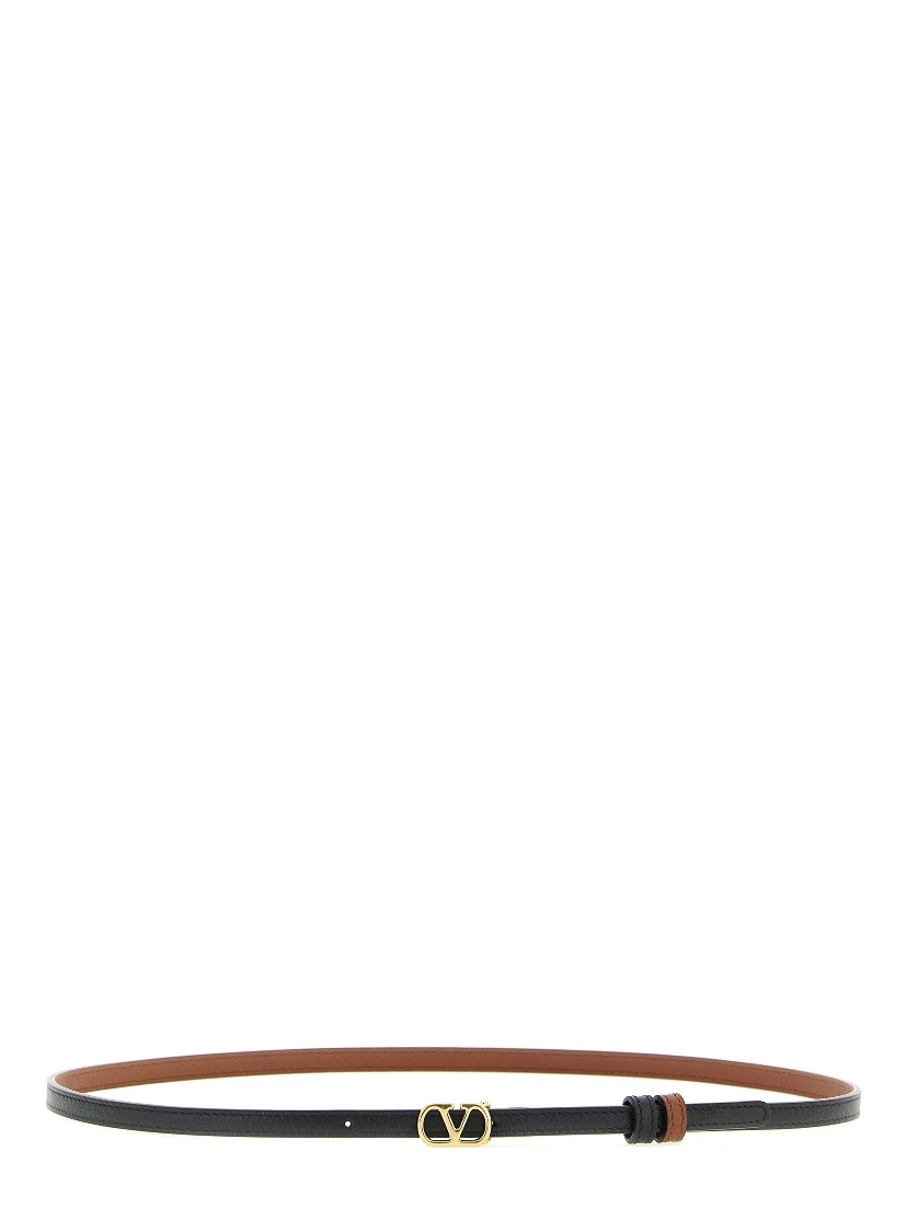 Multicolor Calfskin Thin Belt