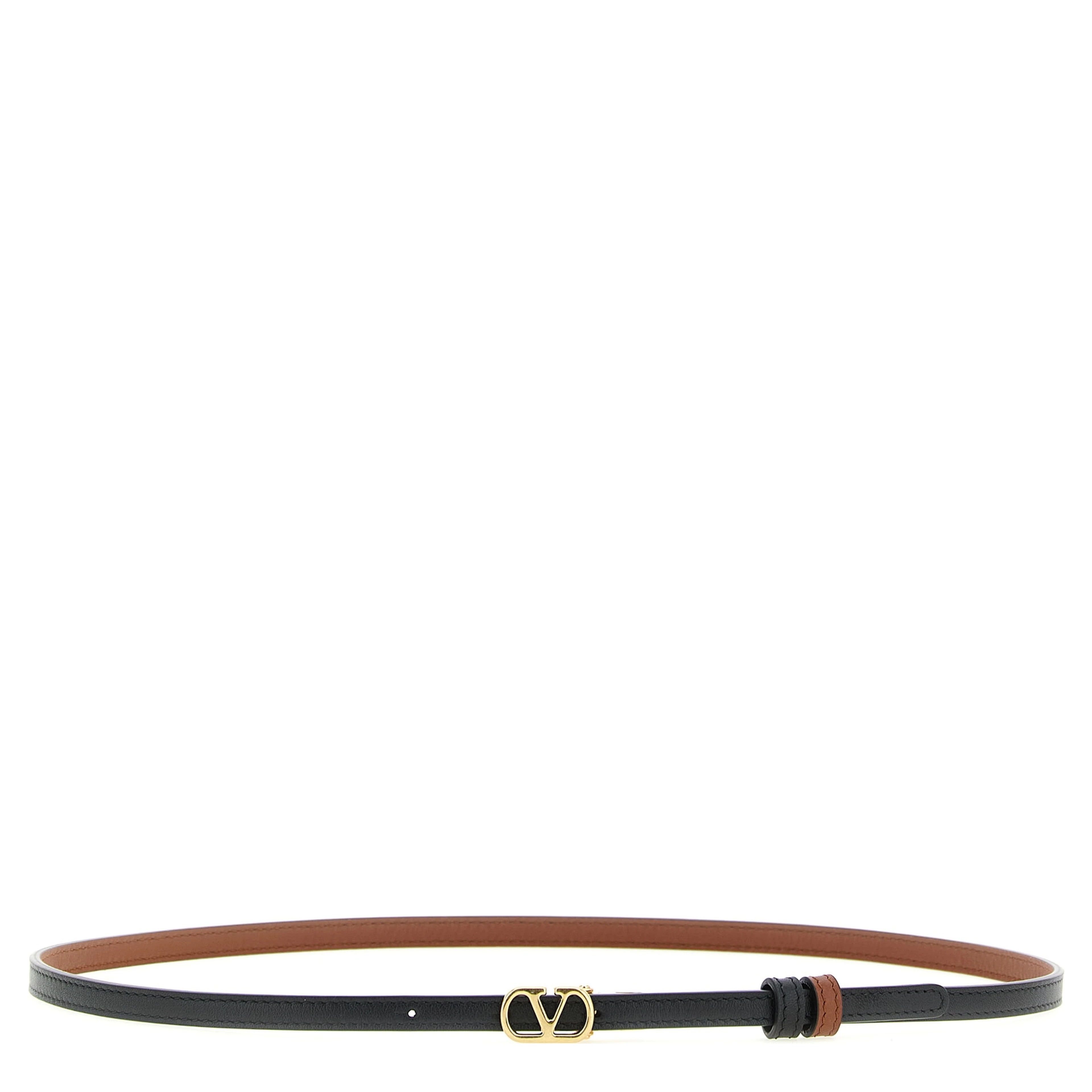 Multicolor Calfskin Thin Belt