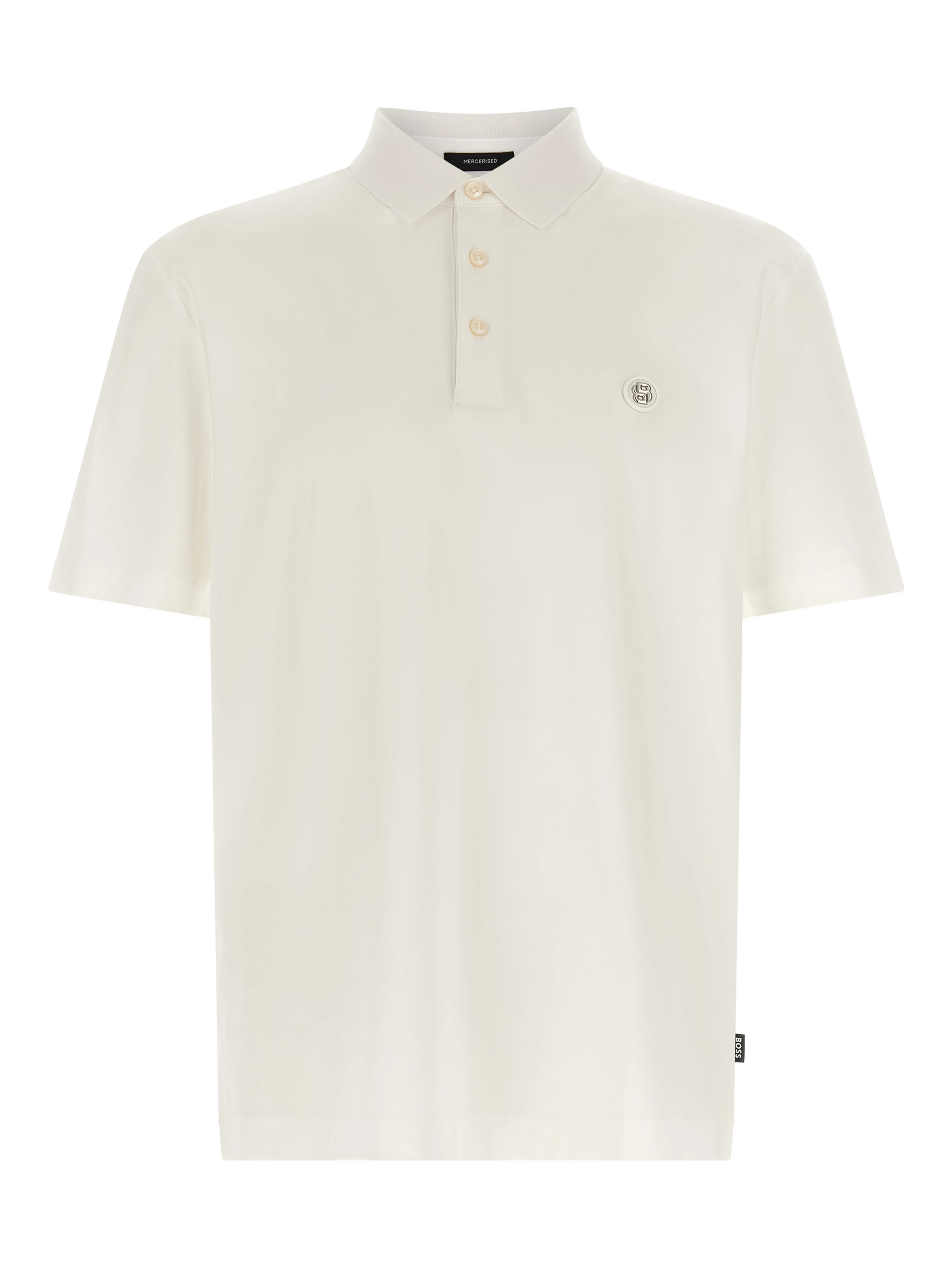 White Cotton Polo Shirt