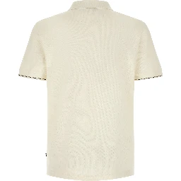 Beige Cotton Polo Shirt