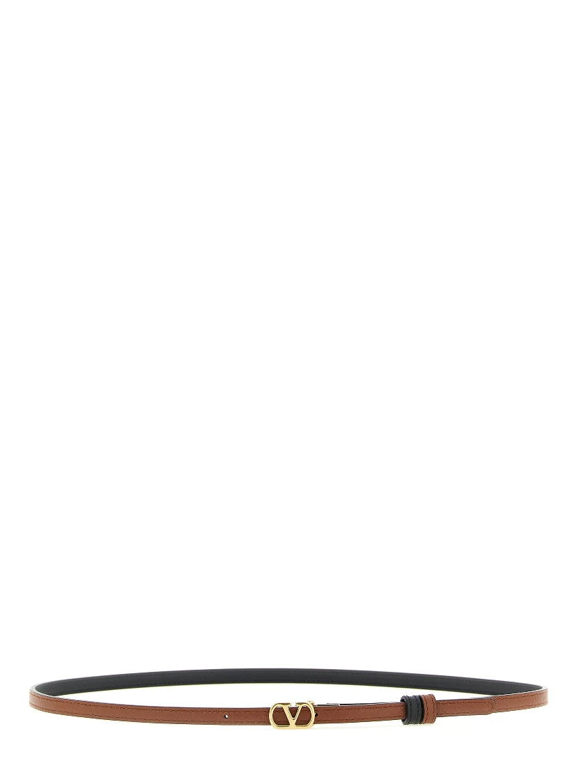 Multicolor Calfskin Thin Belt