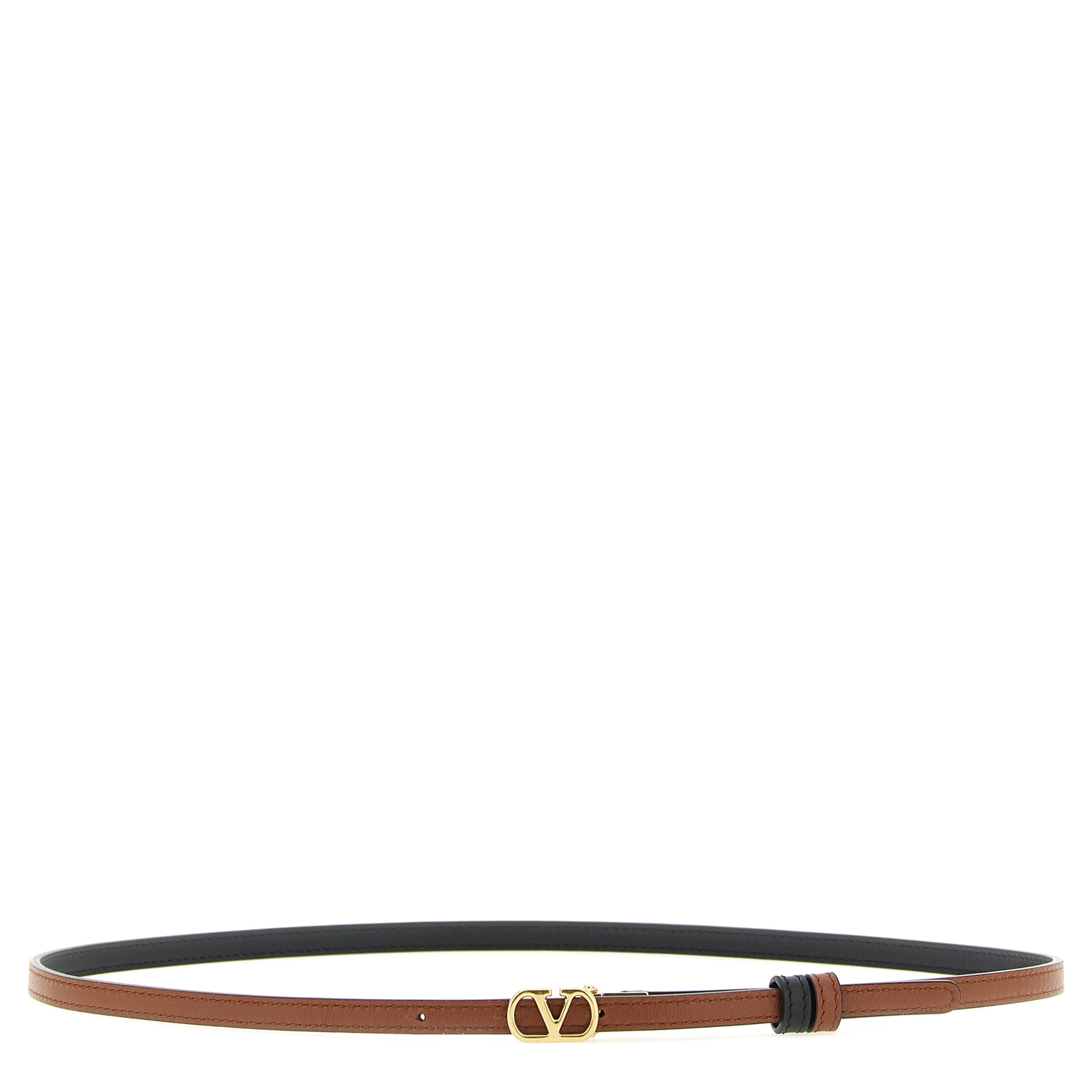 Multicolor Calfskin Thin Belt