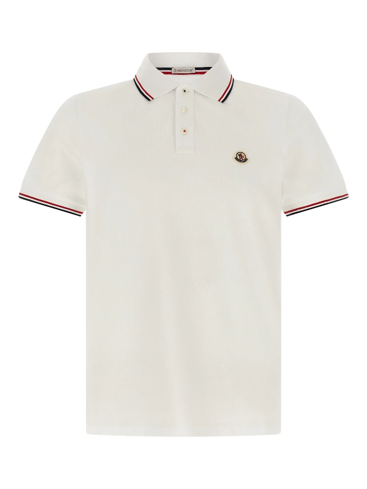 White Cotton Polo Shirt