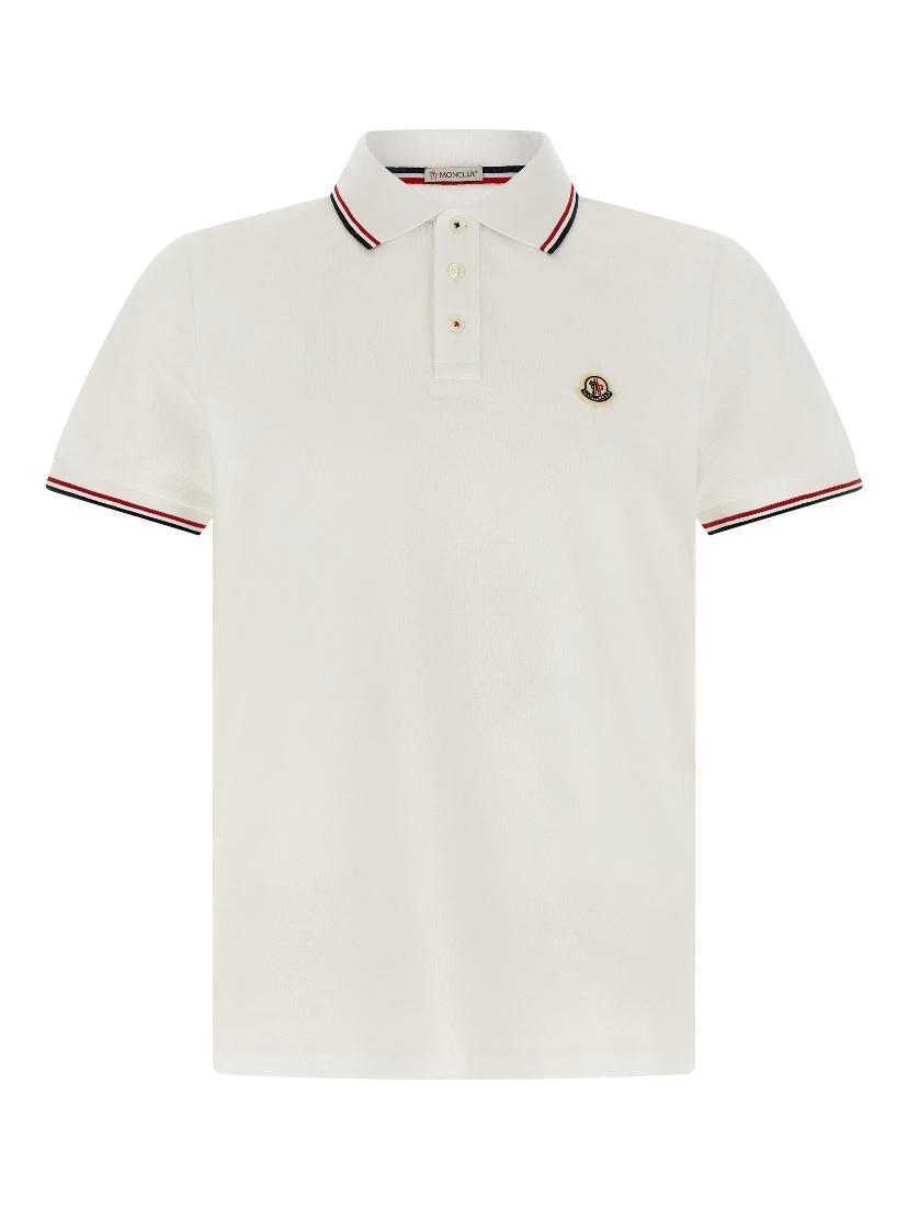 White Cotton Polo Shirt