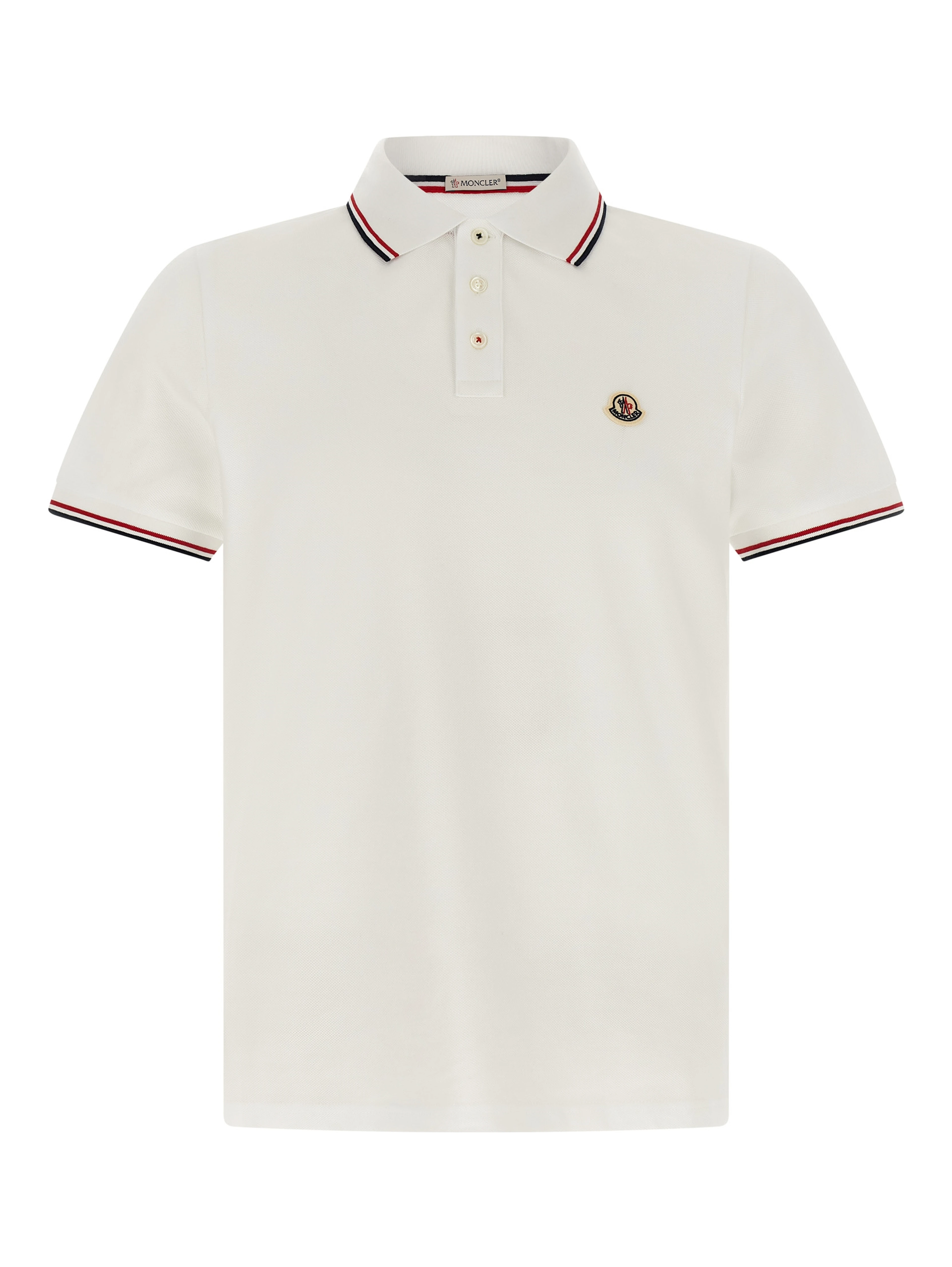 White Cotton Polo Shirt