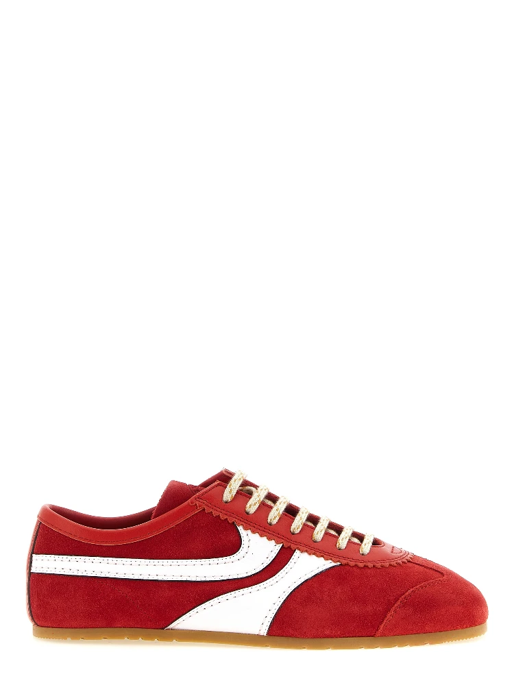 Multicolor Calfskin Athletic Sneakers