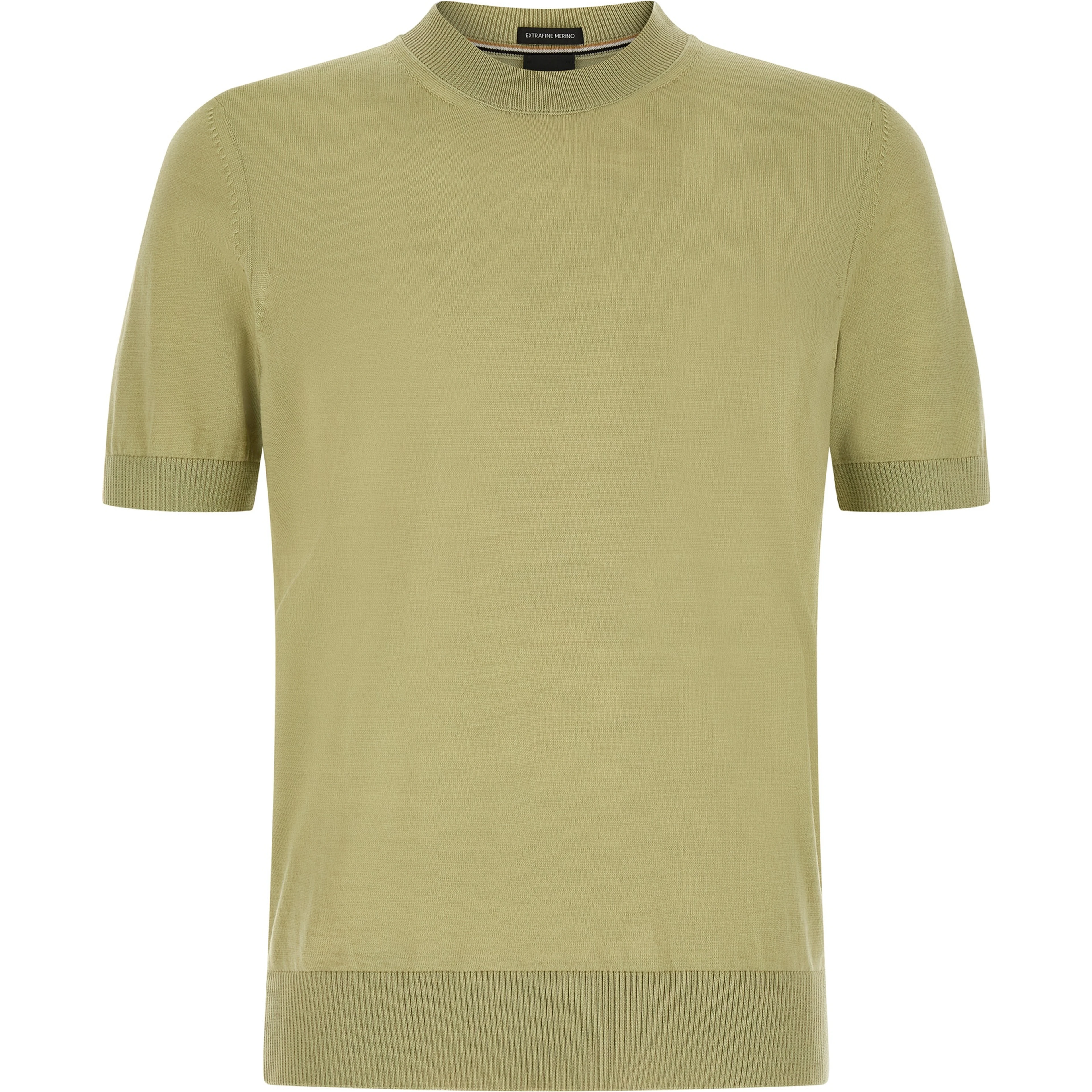 Bicolor Virgin Wool T-Shirt