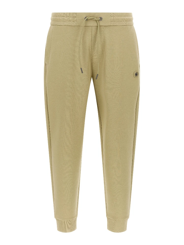 Beige Cotton Joggers (Workout Pants)