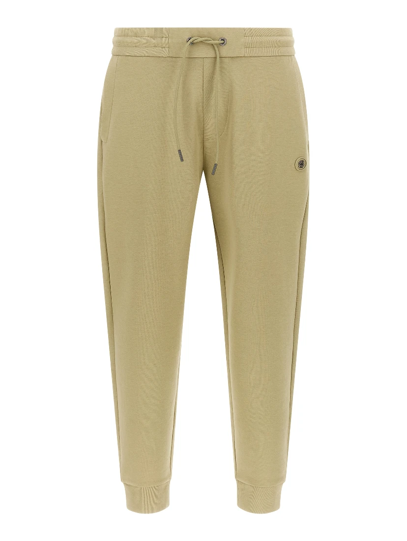 Beige Cotton Joggers (Workout Pants)