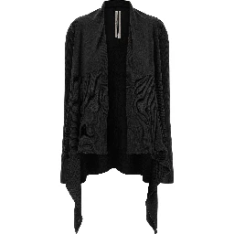 Black Cotton Cardigan