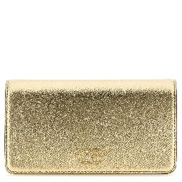 Gold Calfskin Crossbody Bag