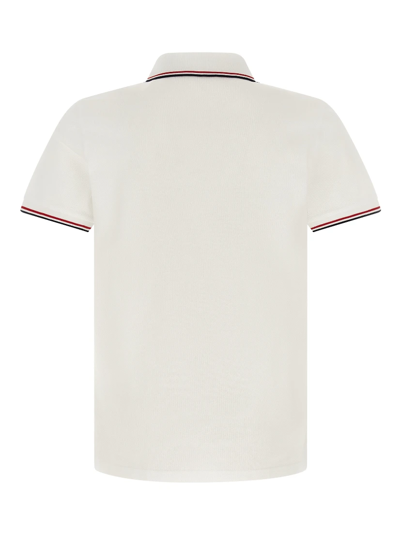 White Cotton Polo Shirt