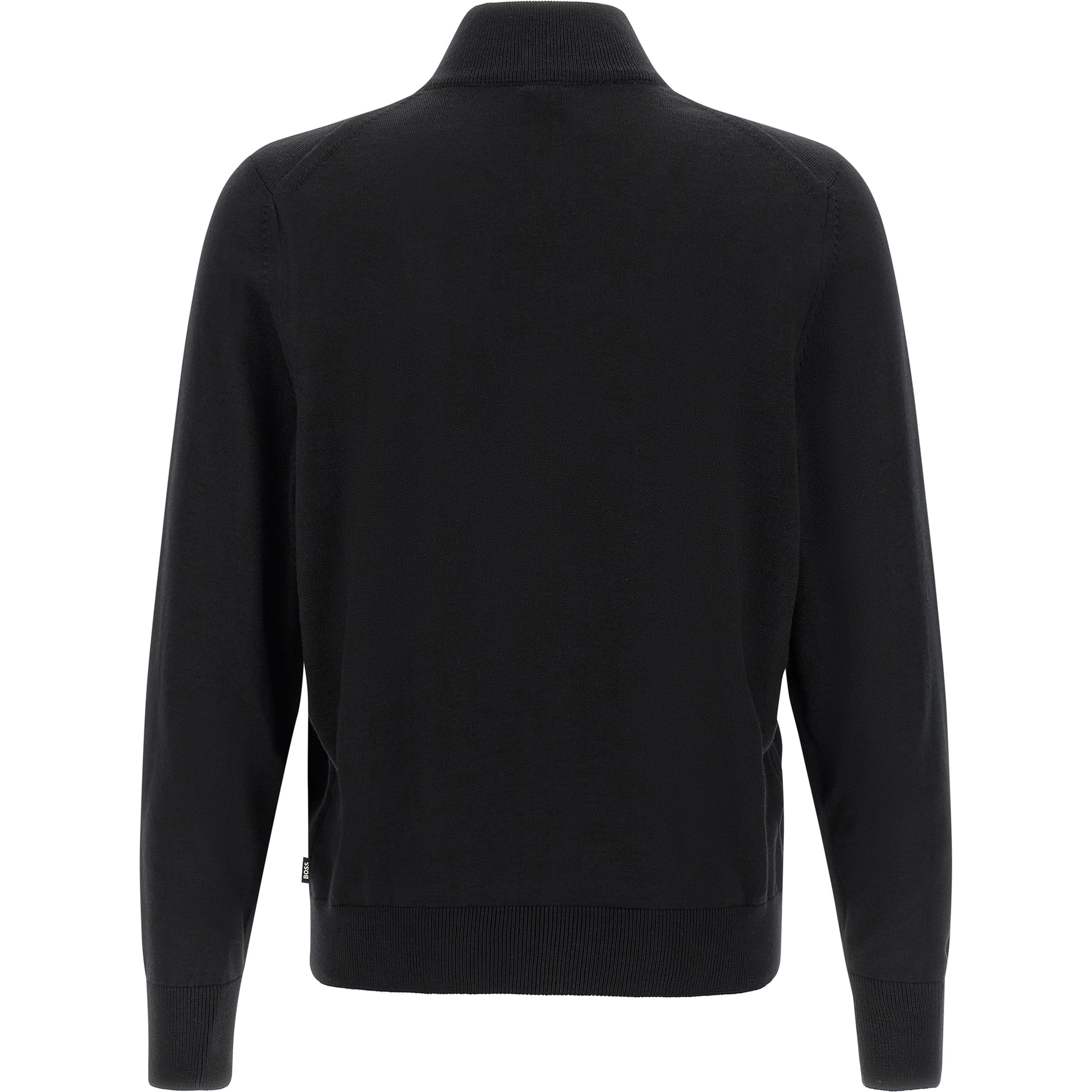 Black Virgin Wool Cardigan