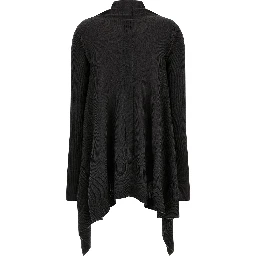 Black Cotton Cardigan
