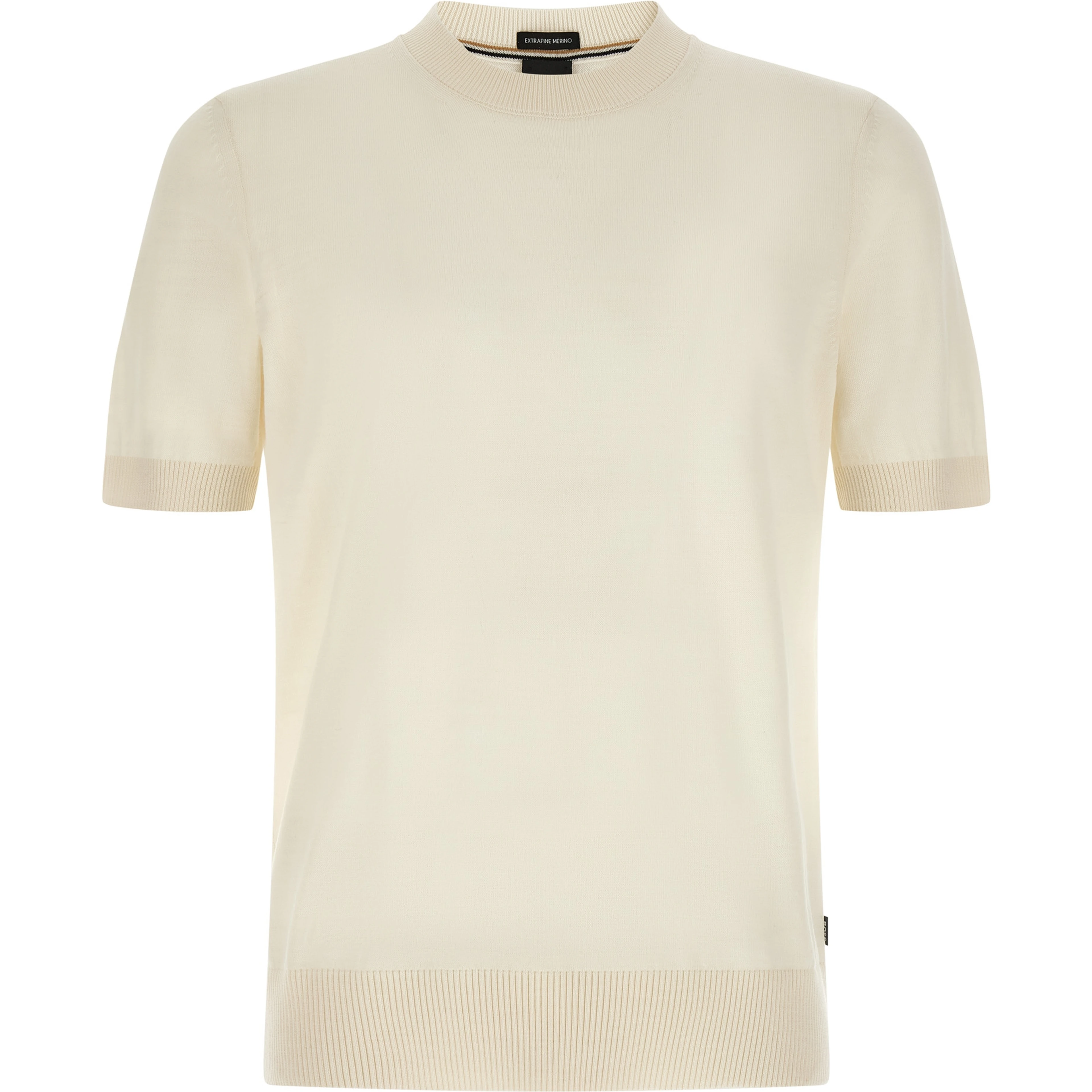 White Virgin Wool T-Shirt