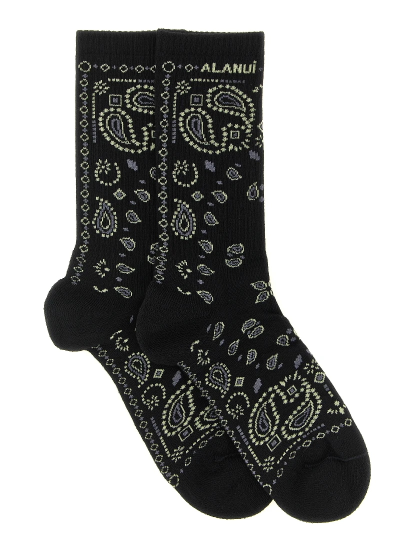Black Cotton Socks