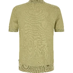 Bicolor Virgin Wool T-Shirt