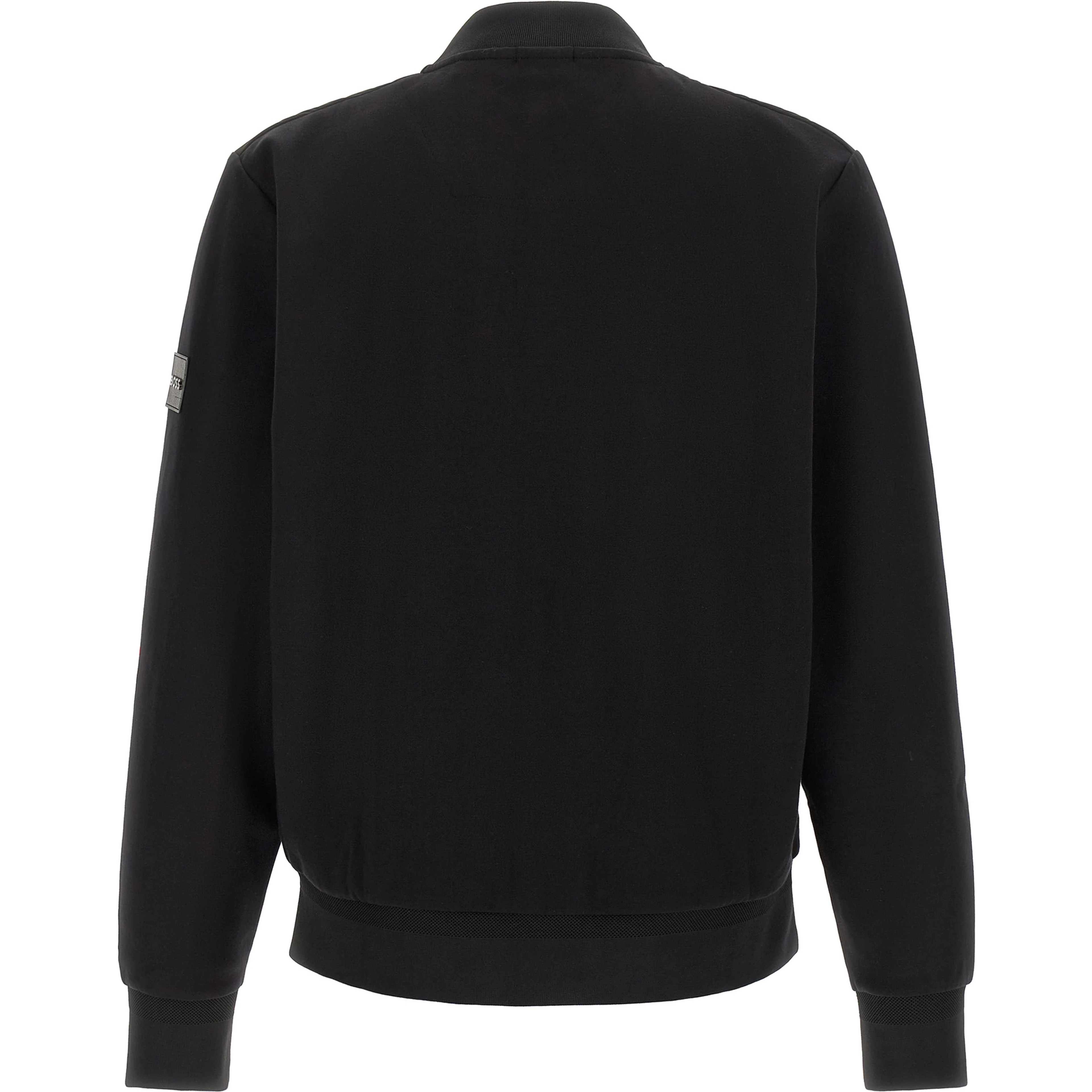 Black Cotton Sweatshirt