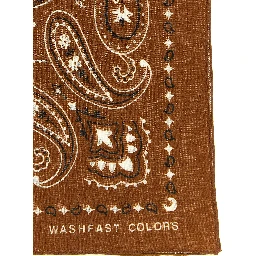 Brown Cotton Foulard