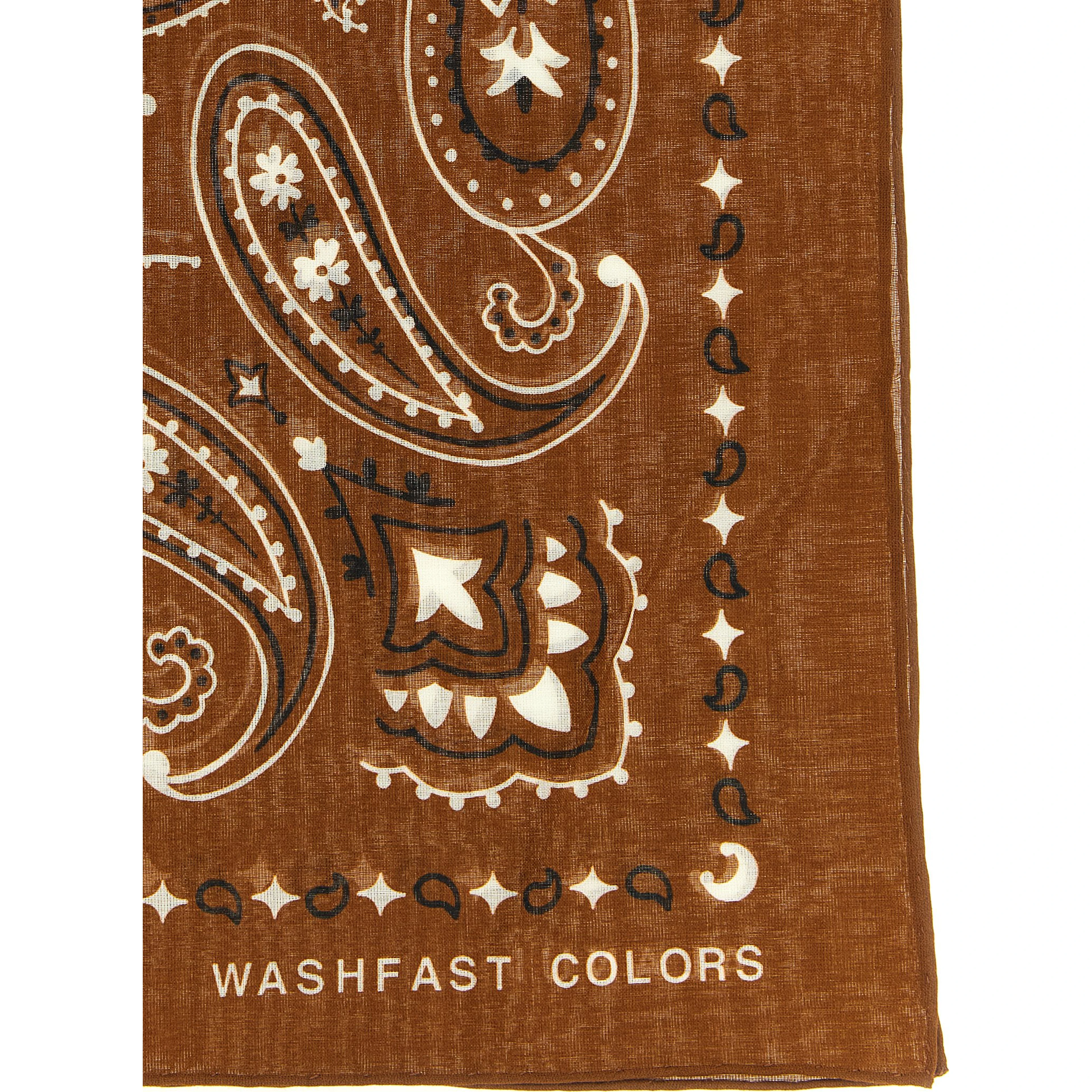 Brown Cotton Foulard