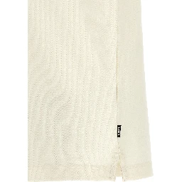 Beige Cotton Polo Shirt