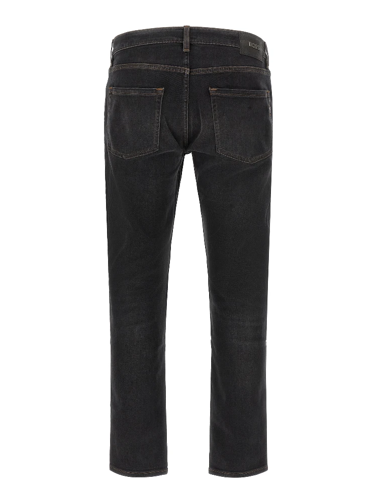 Black Cotton Straight-Leg Jeans alternative