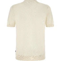 White Virgin Wool T-Shirt