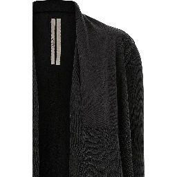 Black Cotton Cardigan