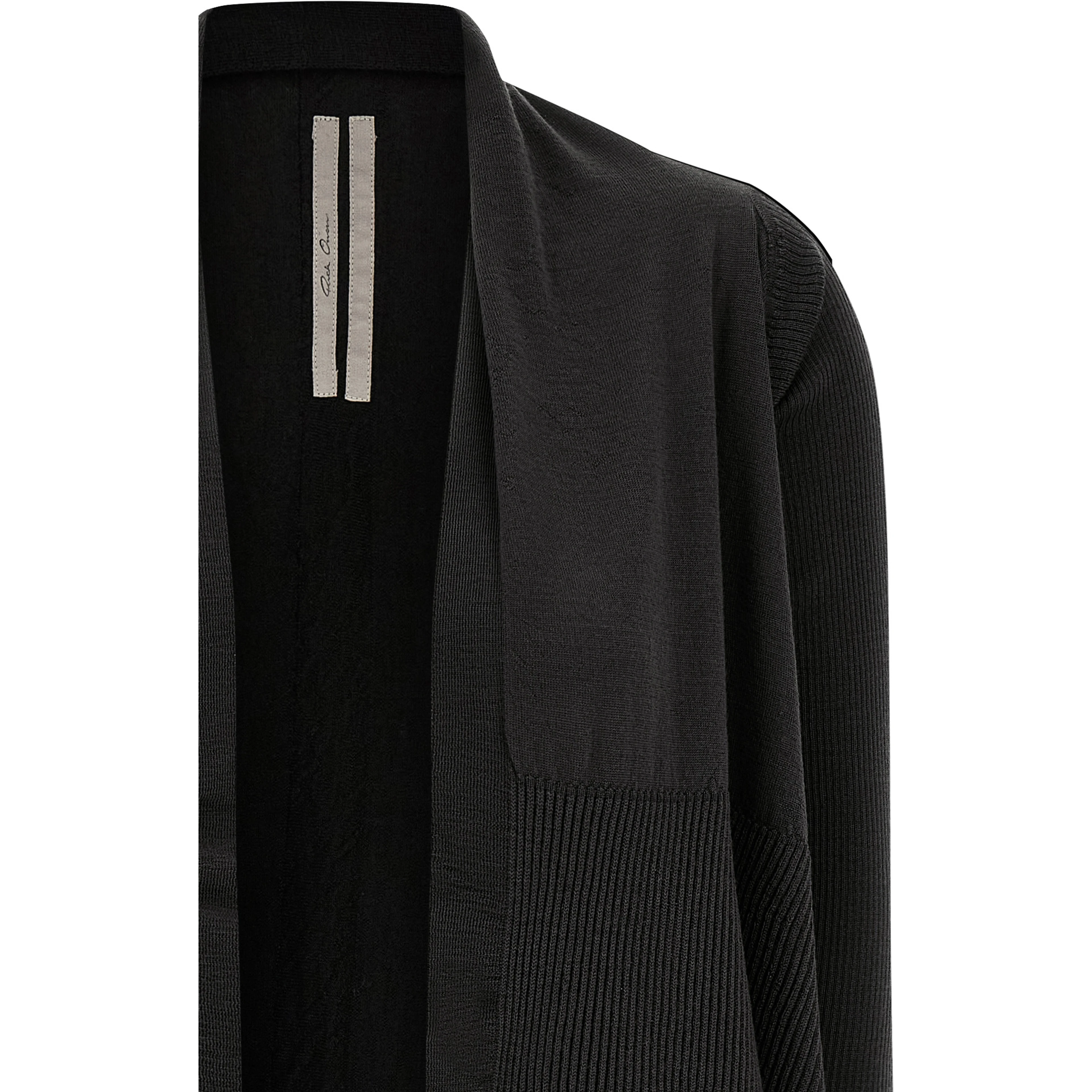 Black Cotton Cardigan