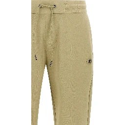Beige Cotton Joggers (Workout Pants)